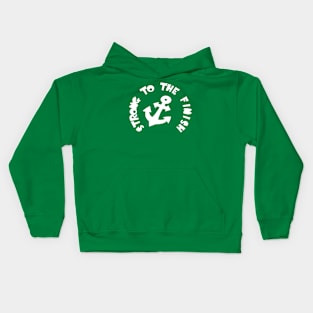 Strong to the Finish Kids Hoodie